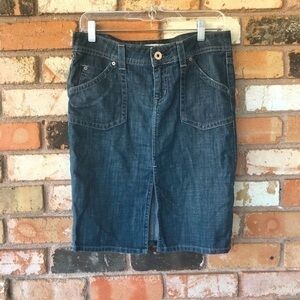 Hudson Denim Skirt with pockets